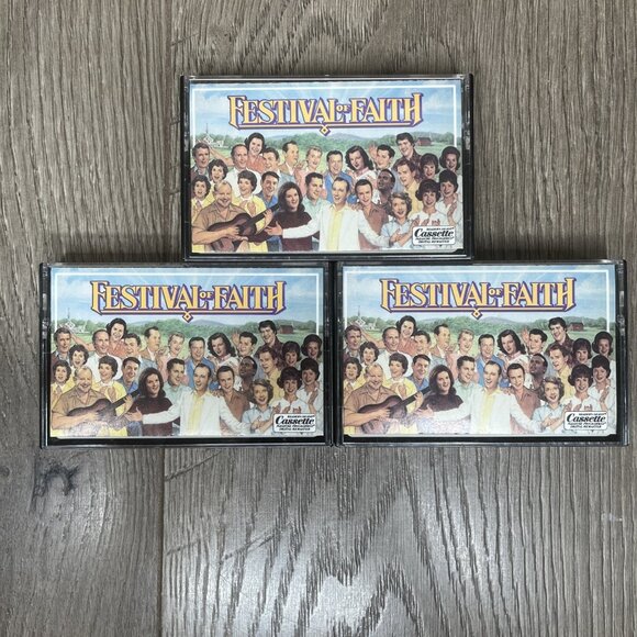 Festival Of Faith 1 2 3 Reader's Digest Religious Music Cassette Tapes - Picture 2 of 14